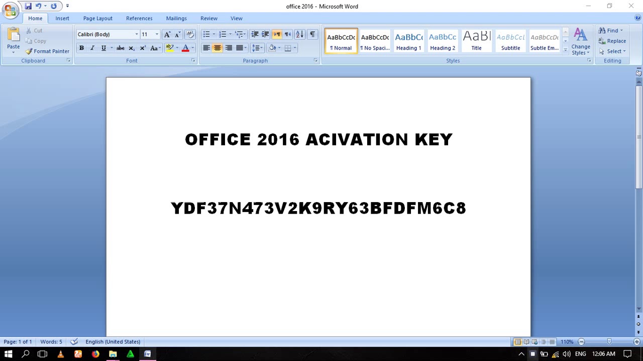 Office 2016 product key list